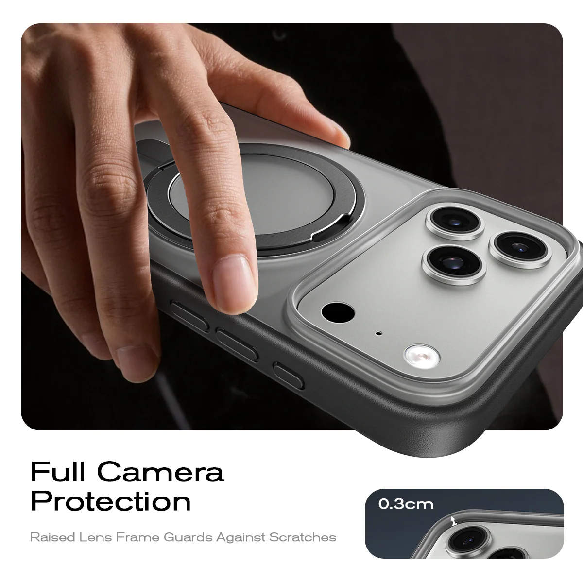 360° Magnetic Ring Stand MagSafe Case - Image 3