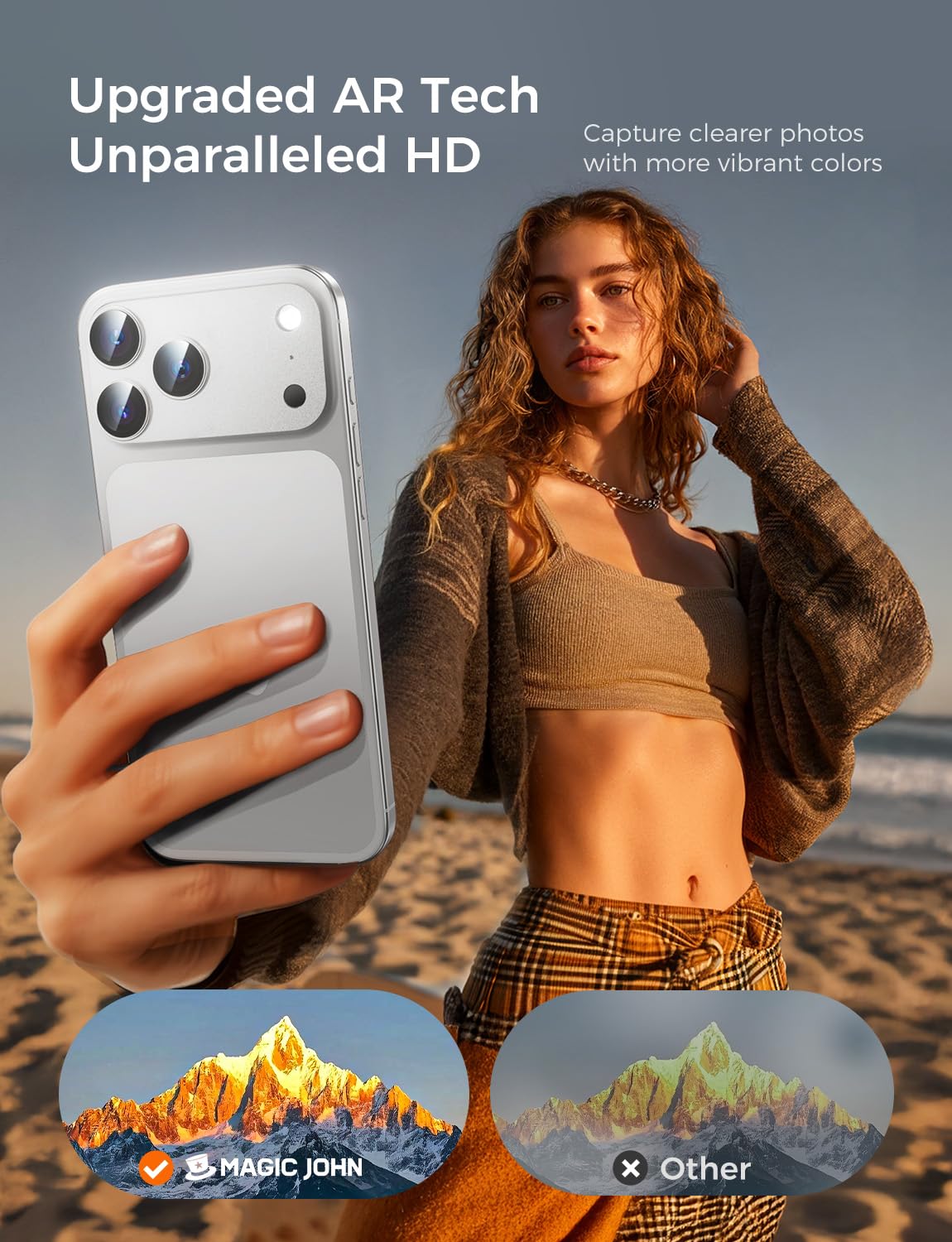 iPhone 17 Pro/Pro Max Sapphire Camera Lens Protector - Image 4