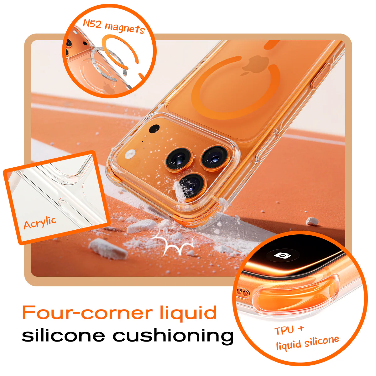 iPhone 17 Pro/Pro Max Magnetic Protective Case - Image 7