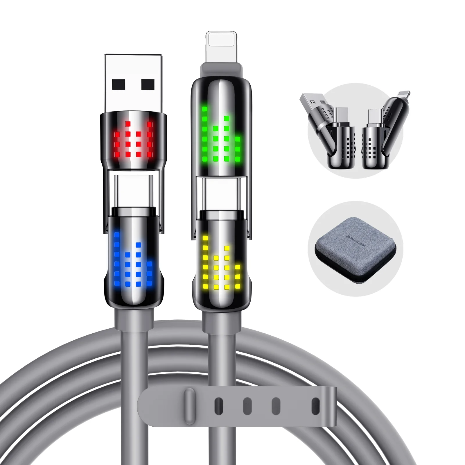 240W 4-in-1 USB Fast Charging Cable - Image 10