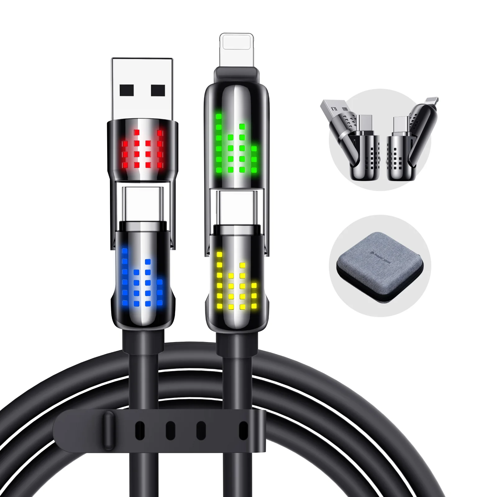 240W 4-in-1 USB Fast Charging Cable - Image 9