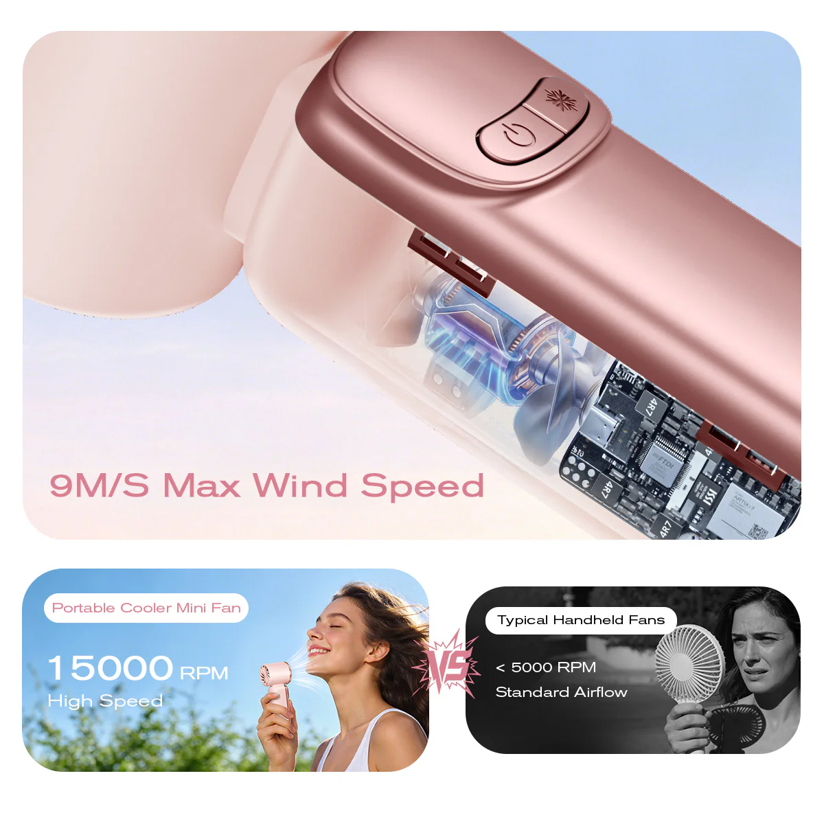 Mini Handheld Cooling Fan - Image 4