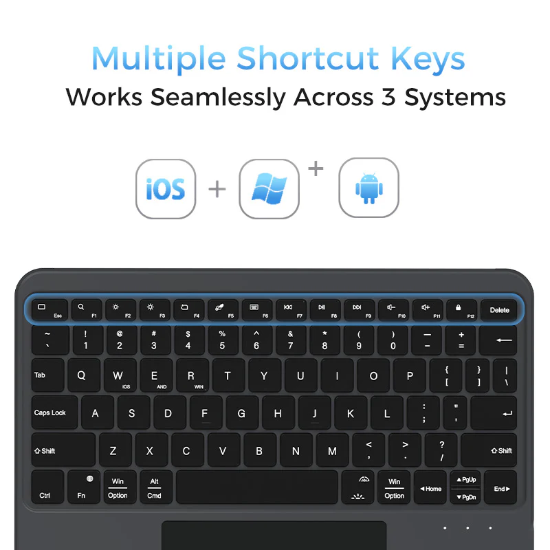iPad Portable Bluetooth Magic Keyboard Case - Image 6