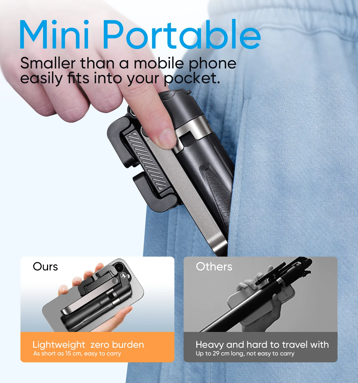 3-in-1 Magnetic Selfie Stick Tripod - Image 6